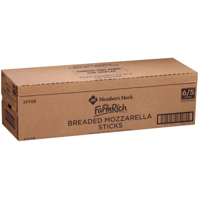 Member's Mark™ Farm Rich® Breaded Mozzarella Sticks 6-5 lb. Boxes