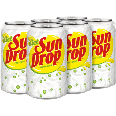 Diet Sun Drop, 12 Fl Oz Cans, 6 Pack