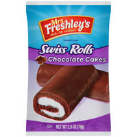 Mrs. Freshley's® Swiss Rolls Chocolate Cakes 2.8 oz Wrapper