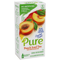 Crystal Light Pure On the Go Peach Iced Tea Drink Mix