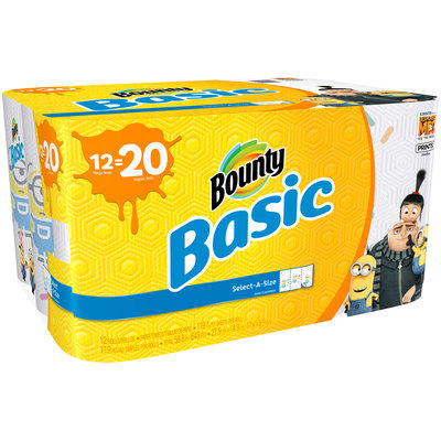 Bounty Despicable Me Prints Paper Towels