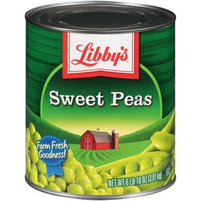 Libby's® Sweet Peas 6.62 lb. Can
