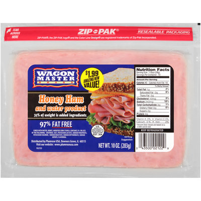 Wagon Master Brand Honey Ham and Water Product 10 oz. ZIP-PAK®