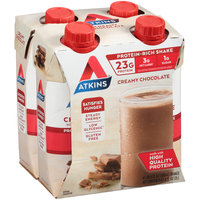 Atkins® Creamy Chocolate Protein-Rich Nutrition Shake 4-16.9 fl. oz. Aseptic Packs