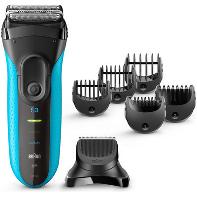 3Series Braun Series 3 Shave&Style 3010BT 3-in-1 Shaver with precision trimmer & 5 comb attachments