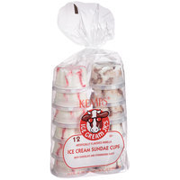 Kemps® Ice Cream Jr.'s Vanilla Ice Cream Sundae Cups with Chocolate and Strawberry Sauce 12-3 fl. oz. Cups