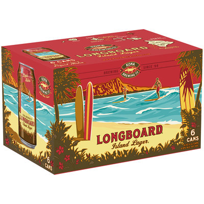 Kona Brewing Co.® Longboard® Island Lager® Beer 6-12 fl. oz. Box