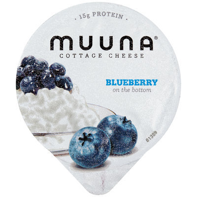 Muuna® 2% Milkfat Blueberry Cottage Cheese 5.3 oz. Cup