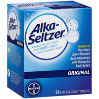 Alka-Seltzer® Original Effervescent Tablets 24 ct Box