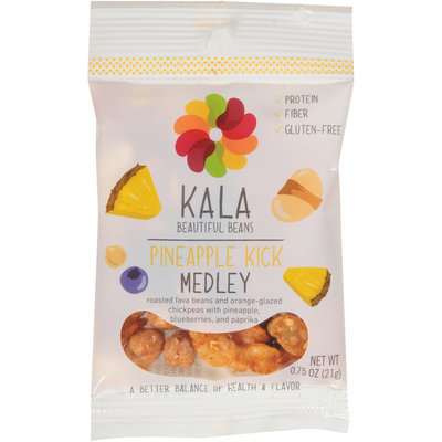 Kala Beautiful Beans Pineapple Kick Medley Snack Mix 0.75 oz. Pouch