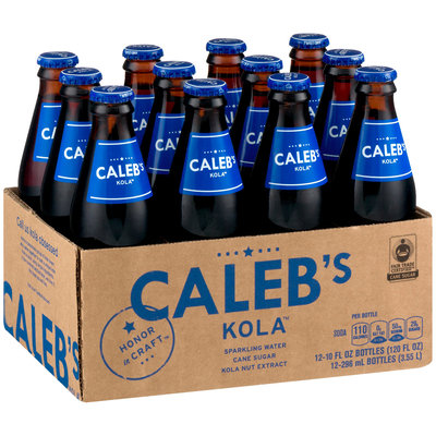 Caleb's Kola™ Soda 12-10 fl. oz. Glass Bottles