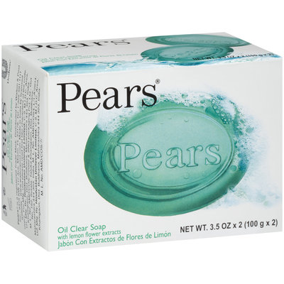 Pears® with Lemon Flower Extracts Oil Clear Soap 2-3.5 oz. Box
