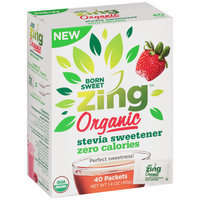 Born Sweet Zing™ Organic Stevia Sweetener 1.4 oz. Box