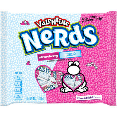 NERDS Valentine Strawberry/Punch Candy 4 oz. Bag