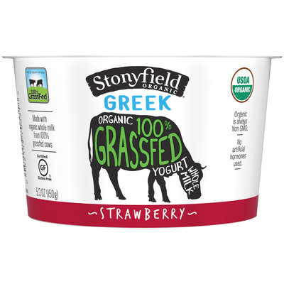 Stonyfield Organic® Strawberry Greek Yogurt 5.3 oz. Cup
