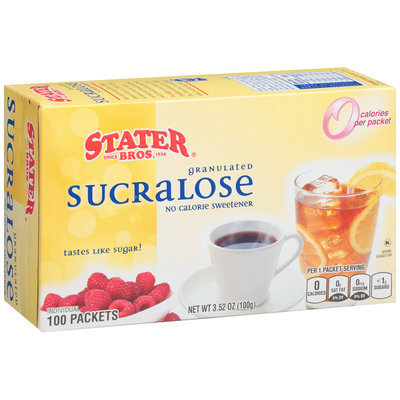 Stater Bros.® Sucralose Granulated Sweetener 3.52 oz. Box