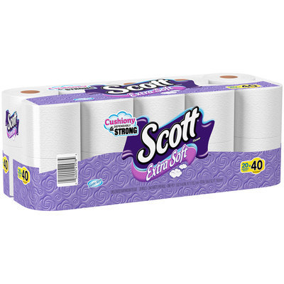 Scott Extra Soft Double Roll Toilet Paper 20 ct Pack