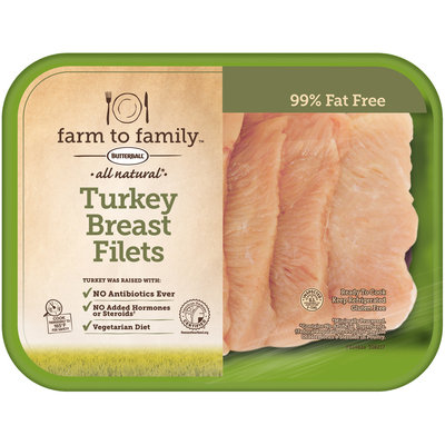 Butterball® Farm to Family™ All Natural Turkey Breast Filets