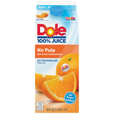 Dole 100% No Pulp Orange Juice