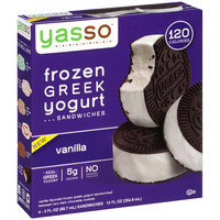 Yasso® Vanilla Frozen Greek Yogurt Sandwiches