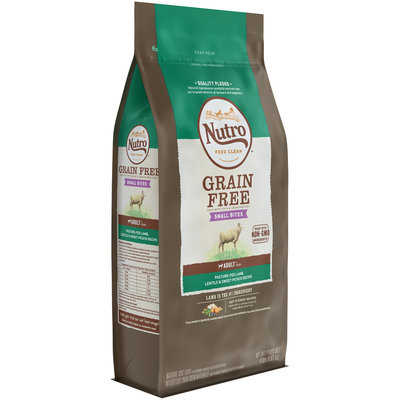 Nutro Feed Clean™ Small Bites Grain Free Pasture-Fed Lamb, Lentils & Sweet Potato Recipe Adult 1+ Years Dog Food 4 lb. Bag