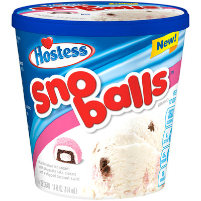 Hostess Sno Balls Ice Cream