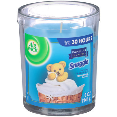 Air Wick® Familiar Favorites® Snuggles™ Fresh Linen Fragranced Candle 5 oz. Jar