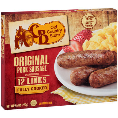 CB Old Country Store® Original Pork Sausage Links 9.6 oz. Box