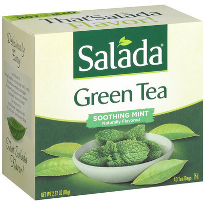 Salada® Soothing Mint Green Tea Bags 2.82 oz. Box