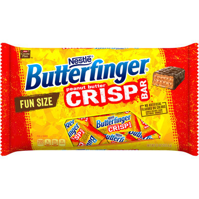 BUTTERFINGER Fun Size Crisp Candy Bars 6 Pack Tray