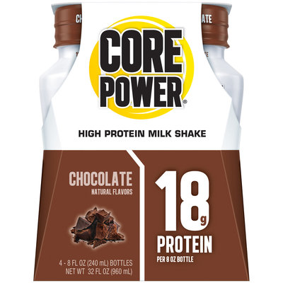 Core Power® Chocolate High Protein Milk Shake 4-8 fl. oz. Bottles