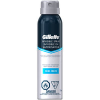 Gillette® Cool Wave Invisible Spray Anti-Perspirant & Deodorant 132 Aerosol Can