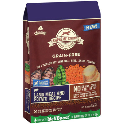 Supreme Source® Grain-Free Lamb Meal and Potato Recipe Dog Food 12 lb. Bag