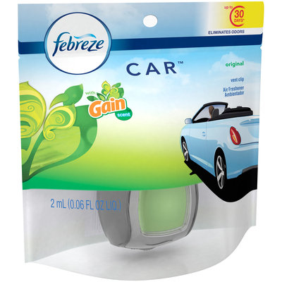 Febreze CAR™ Original with Gain™ Scent Vent Clip Air Freshener .06 fl. oz. Pack