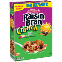Kellogg's® Raisin Bran Crunch® Apple Strawberry Cereal 20.3 oz. Box