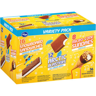 Kroger® Ice Cream Variety Pack 36 ct Box