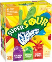 Gushers Super Sour Fruit Flavored Snacks 36-0.9 oz. Pouches
