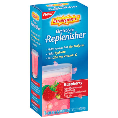 Emergen-C Electrolyte Replenisher Raspberry