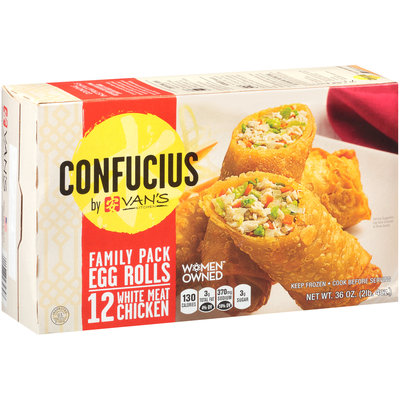 Confucius by Van's Kitchen™ Confucius Chicken Egg Rolls 36 oz. Box