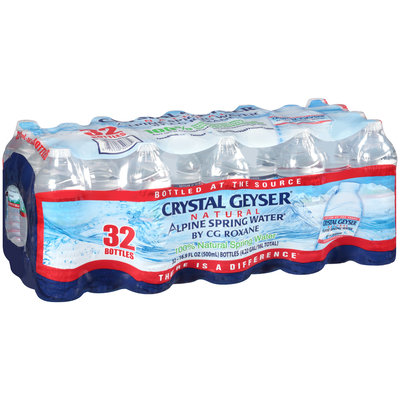 Crystal Geyser® Natural Alpine Spring Water 32-16.9 fl. oz. Bottles