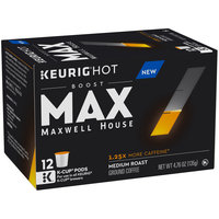 Maxwell House Max Boost Medium Roast Caffeine Coffee K-Cup