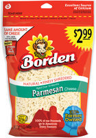 Borden® Natural Finely Shredded Parmesan Cheese $2.99 Prepriced 5 oz. Stand up Bag