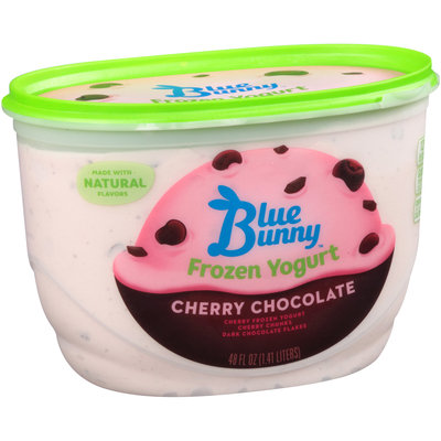 Blue Bunny Natural Frozen Yogurt Cherry Chocolate