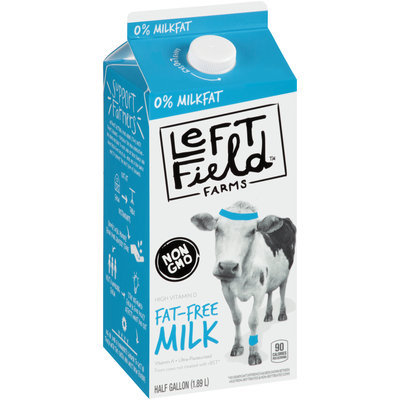 Left Field Farms™ Fat Free Milk 1.89 L Carton