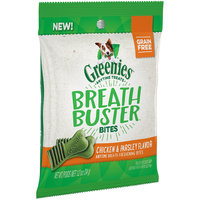 Greenies™ Breath Buster™ Bites Chicken & Parsley Flavor Dog Treats 1.2 oz. Bag