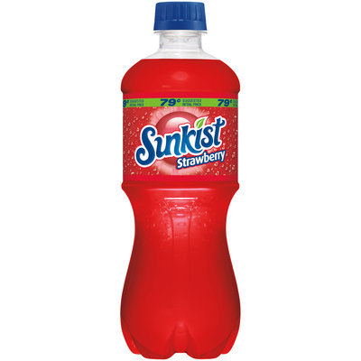Sunkist Strawberry Soda 20 fl. oz. Bottle