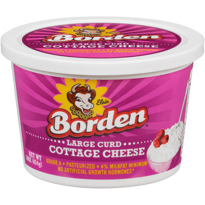Borden® Large Curd Cottage Cheese 16 oz. Tub