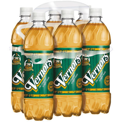 Vernors Ginger Soda, 24 Fl Oz Bottles, 6 Pack