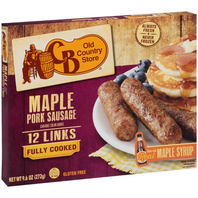 CB Old Country Store® Maple Pork Sausage Links 9.6 oz. Box