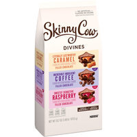Skinny Cow Divine Filled Chocolate Caramel/Coffee/Raspberry Candy